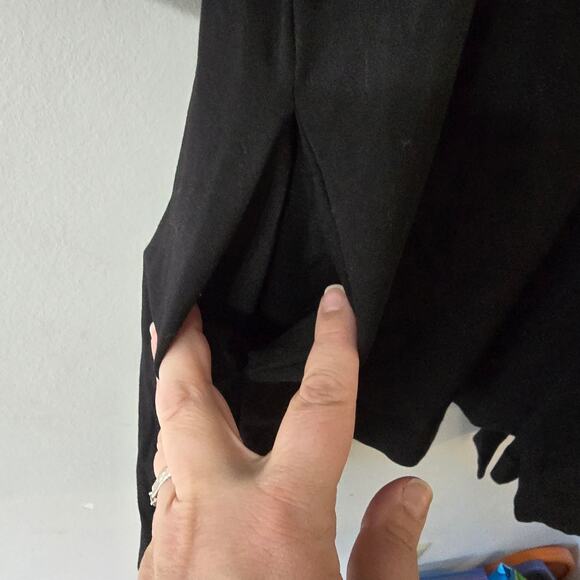 Lane Bryant Black Waterfall Cascade Front Blazer Plus Size 26/28 - Picture 6 of 10